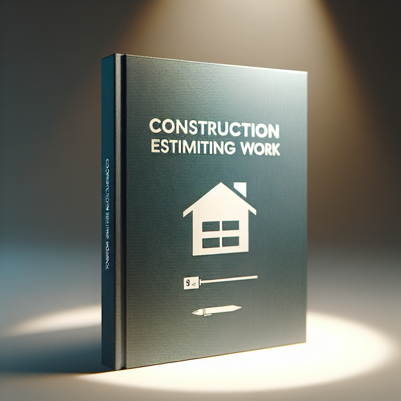 Construction Estimating Workbook